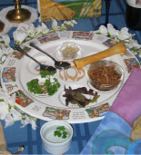 Seder Plate (top photo)
